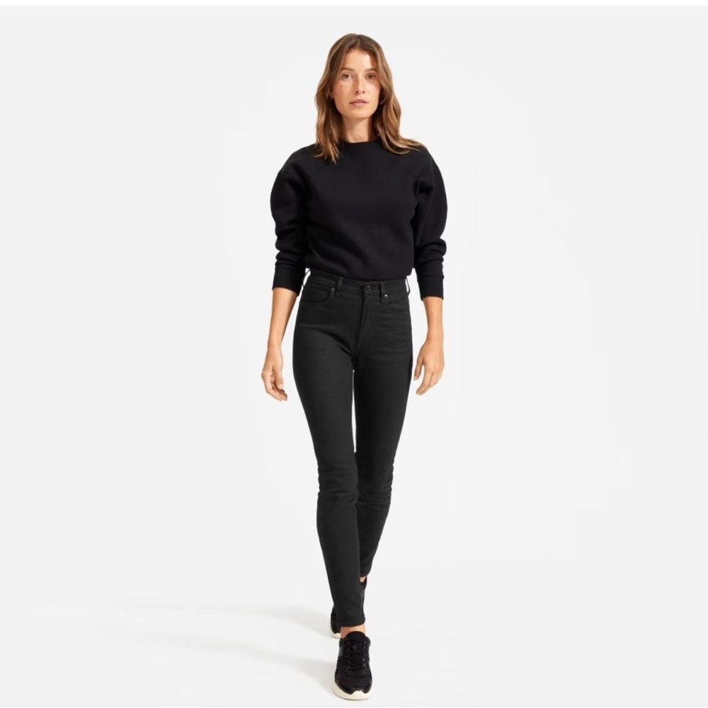 Everlane Jeans NWT The High-Rise Skinny in Black Size 28 Ankle NWT Womens Denim